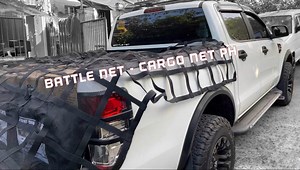 413 reactions · 923 shares | Toughest Cargo Net in the Market. For Pickup Bed and Roof Rack Product details: Cargo net: •Military Belt strap (not just ordinary belt strap) •With Nylon Mesh type net •2pcs Ratchet tie down belt •4pcs metal carabiner •Storage bag 3,700 - L 8x6 ft 5,900 - XL 9x9 ft 8,900 - XXL 12x12 ft 11,900 - 3XL 15x15 ft | Barricade PH | Facebook