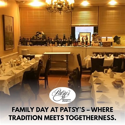 A table for every family, a dish for every story. Celebrate your moments with us at Patsy’s Italian Restaurant. #patsysitalianrestaurant #familydinner #nycrestaurants #italiandining #timelesstradition | Patsy's Italian Restaurant