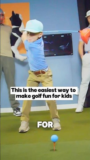 This is the easiest way to make golf fun for kids!