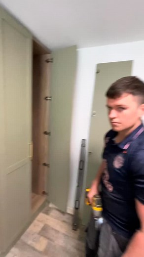 59K views · 509 reactions |  Utility fitted recently in Killaloe, Co. Clare ✅  Finished in a gorgeous “Corbally” green from @colour  Shoutout Buriram United  #utility #utilityroom #shaker #access #doors #storage #buriramunited | Bourke O’Brien Woodcraft | Facebook