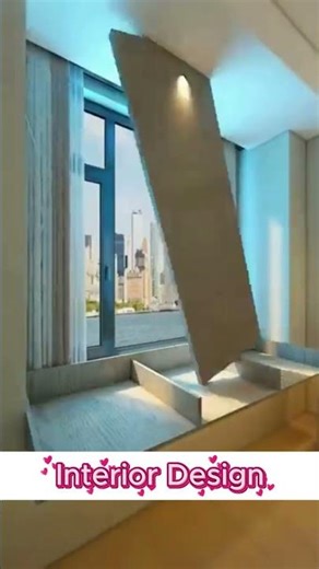 How I Turned a Pointless Window Ledge into a Smart Space #shortvideo #homedecor