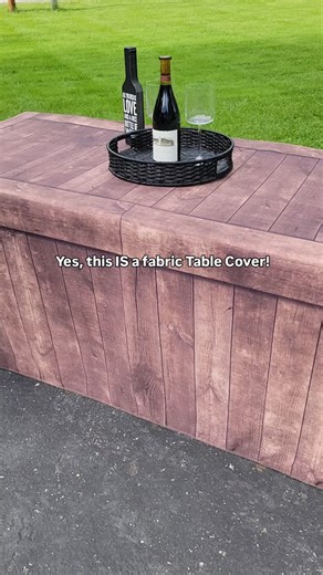 😲 Can you believe it? This is a FABRIC TABLE COVER and NOT real wood! 🚨 We have invented the EASIEST way to completely change the look of your Table Decor or Vendor Table! Introducing, Table Covers that look like REAL WOOD! These washable and extremely durable Table Covers come in many different sizes and designs, each cut and sewn to fit your table like a glove! You will LOVE the way they look! Don't worry. We've GOT YOU COVERED! 😉 ⭐️ 😵‍💫 Don't ever use a BORING plain table cover ever agai