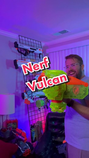 Rare Sonic Green Nerf Vulcan Toy - Toy Collector Must-Have!