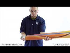 Electric Scrolling Banner Stand - Assembly Instructions