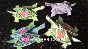 79K views · 856 reactions | turtle paper craft:...