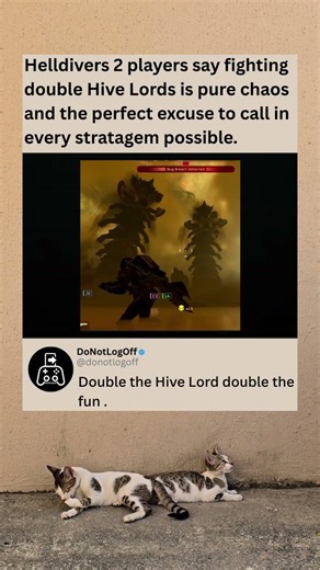 Helldivers 2 Players Turn Double Hive Lord Fights Into Total Chaos 😳🔥 #helldivers2