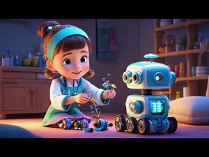 Miss Polly Had a Dolly Robot Doctor | English Nursery Rhyme | Kids Songs | Baby Music