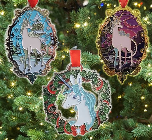 The Last Unicorn – Holiday Christmas Ornaments (officially Licensed) - Etsy