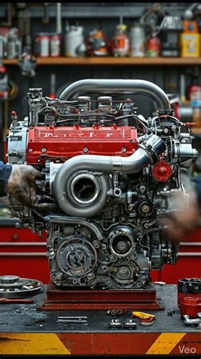 From Damaged to Perfect Engine 😲 Parts Replacement Magic