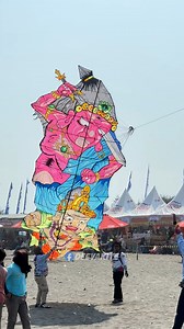 2D creative kite with the theme of Dewa Guma, an artwork from Cilacap | Deeva Kite