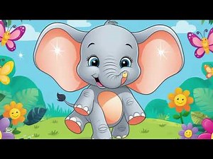 "✨Adorable Baby Elephant Song: Fun Nursery Rhymes Kids Will Love to Sing Along! 🎶🐘"