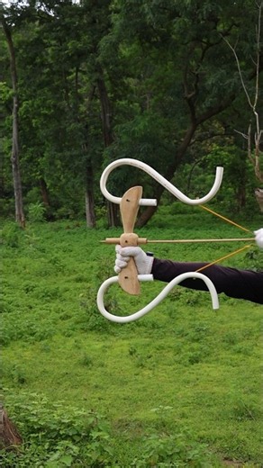 How To Make Arrow And Bow Home #diy #craft #youtubeshorts #wood #bamboo