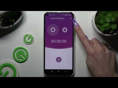 TCL Plex – How to Use Voice Recorder (Record, Save, Delete)