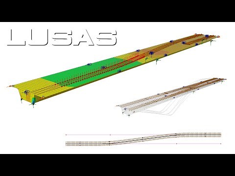 Rail load optimisation using LUSAS
