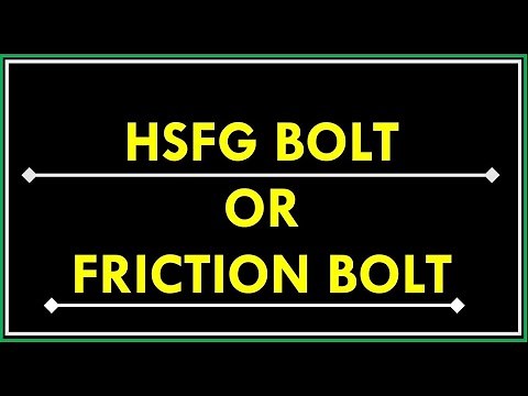 High Friction Grip HSFG Bolt I Design of Steel Structure #SteelDesign