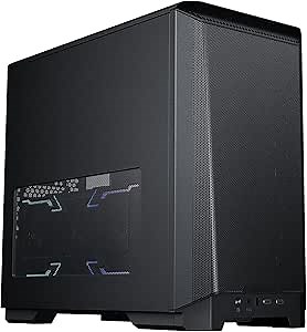 Phanteks (PH-EC200AC_BK01) Eclipse P200A Performance, high Airflow Ultra-fine mesh Design, mini-ITX Tower, 120mm Black case Fans, Black
