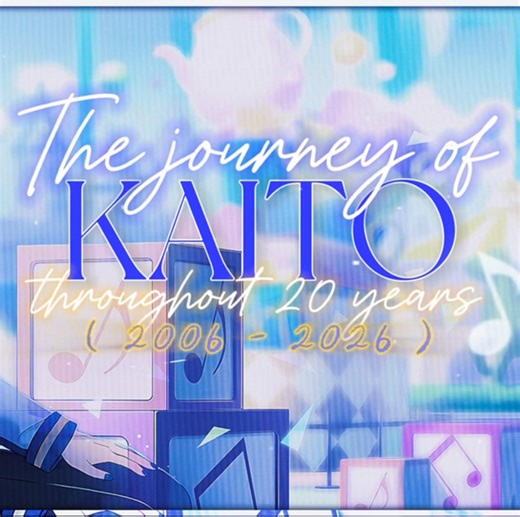 The journey of KAITO throughout 20 years Part2 💙🍨 Happy Anniversary to my dearest KAITO ( again ! ) Thank you for being such a huge part of my life and thanks to Project Sekai for introducing me to this blue-haired vocaloid. He completely changed my world and became my comfort and something I treasure more than anything I started this account simply because I wanted more people to hear all the masterpieces sung by him but honestly, none of this would be possible without the amazing producers a