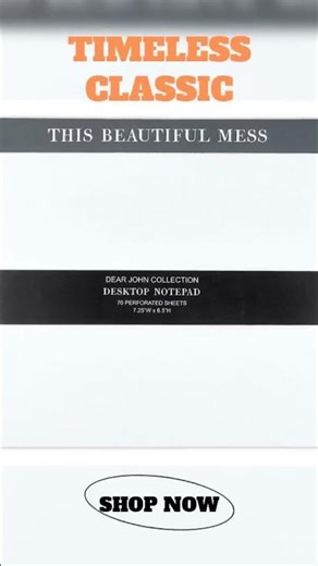 This Beautiful Mess Chunky Square Notepad Block | 7.25" x 7.25"