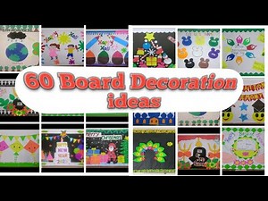 Top 60 Board Decoration ideas / Display board ideas /Notice Board ideas /Border design#diy