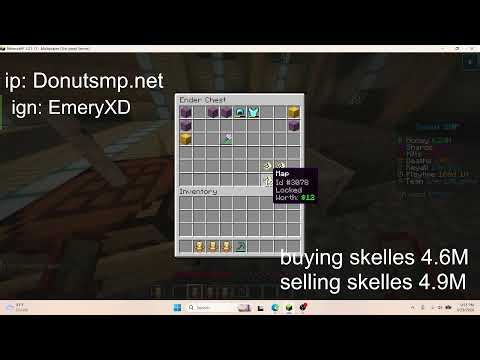 Donutsmp live | rating bases | selling 3200 skelles | lootdrop at 30 | bounty at 15