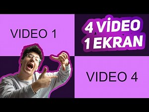 Aynı Ekrana 4 FARKLI VİDEO Yerleştirme | Premiere Pro Dersleri