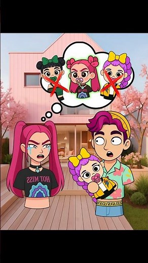 POV Abby Saja's dad mixed up the children, but Mira and Rumi... 😱 | Kpop Demon Hanters — #incredibox