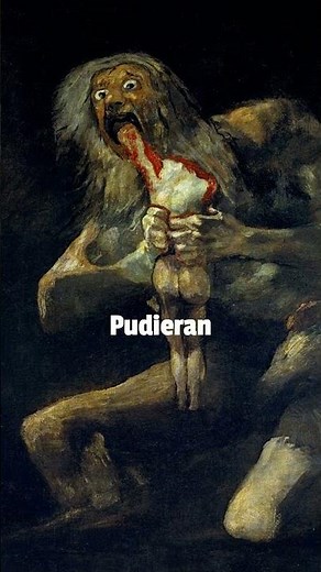 One of the most disturbing paintings in art history 😨🎨 Saturn Devouring His Son…