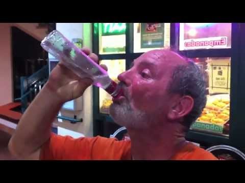 Homeless Bum Vodka Chug blackout