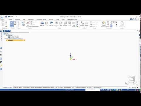 User Interface- Siemens Solid Edge Tutorial