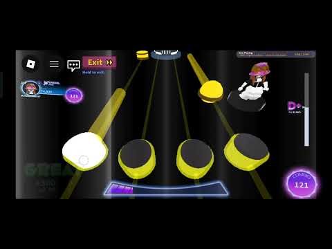 Playing robeat (1-5 or 6) in #roblox