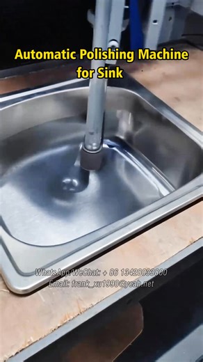 Automatic Polishing Machine for Sink, sink making machine. #sink #sinkmachine #PolishingMachine | Welding Machine