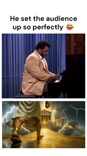 Memes | Comedy on Instagram: "An incredible clip of musical comedy shows a man playing the piano for a live audience. He begins a complex, dramatic classical piece, leading the audience to believe it's a profound, serious performance. The audience claps enthusiastically after the initial powerful notes. However, the man abruptly switches gears into a very simple, childlike tune, which hilariously catches the audience off guard, causing a mix of confusion and laughter. He repeats this pattern—sta