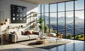 Smart Eco Homes: Integrating Green Technology for Sustainable Interiors Stock Video