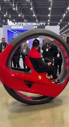 Futuristic Monowheel Bike: The Future of Transport NOW #FutureTechnology #Innovation #NextGen