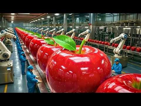 Inside an Apple Pie Factory: From Fresh Apples to Finished Pie (Full Process)