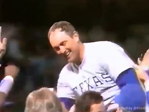 43-year-old Texas #Rangers pitcher Nolan Ryan hurls his 6th career no-hitter vs. the Oakland A's! (1990) #MLB #Baseball #Legend #History | Baseball by BSmile