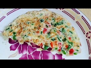 Vegetable Omelet. How to make vegetable Omelet