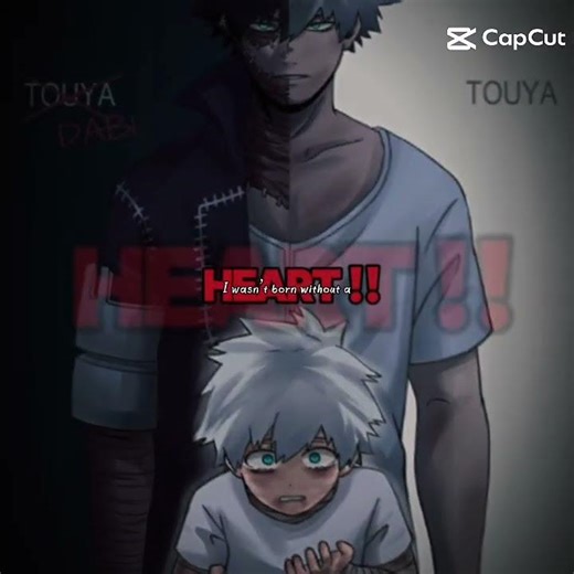 if you're wondering what the song is called, it's 'I wasn't born without a heart' #anime #mha #dabi