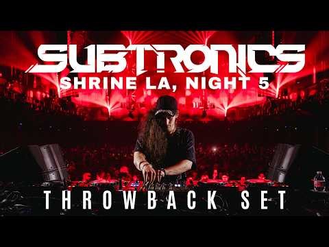 SUBTRONICS LIVE @ SHRINE EXPO HALL - NIGHT 5 (THROWBACK SET)