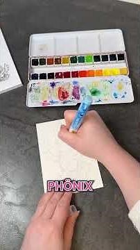 How to draw a phoenix - 101 fantasy motifs 🐦‍🔥😍