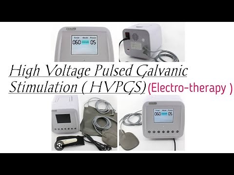High Voltage Pulsed Galvanic Stimulation (HVPGS) Electrotherapy