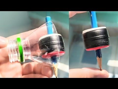 Hướng dẫn làm con quay bằng nắp chai