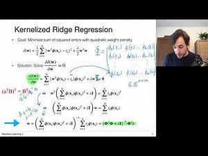 11.1 Kernelizing Linear Models (UvA - Machine Learning 1 - 2020)