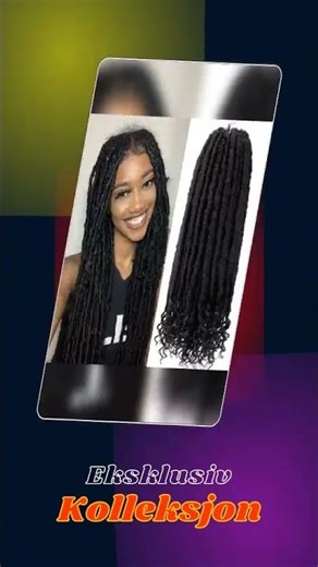 Straight Faux Locs – Soft, Pre-Looped & Easy to Install