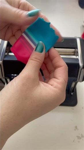 Colour blending polymer clay!