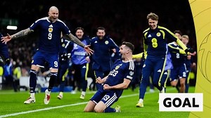 Scotland 4-2 Denmark: Kenny McLean nets from halfway in stoppage time