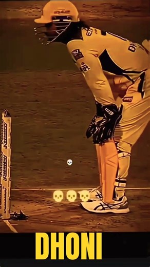 Dhoni ka stamp 👍😀 #cricket