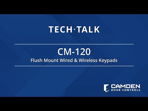 How to Add and Delete PINs on the CM-120 Keypad | Tech Talk