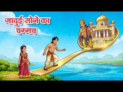 जादुई सोने का चम्मच | Hindi Kahani | Hindi Cartoon | Moral Stories | Hindi Story | Hindi Kahaniya