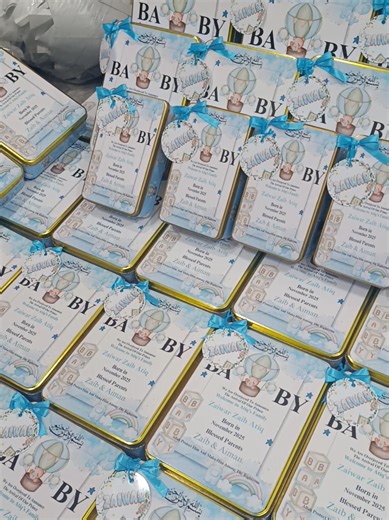 Creative Baby Boy Announcement Box Ideas